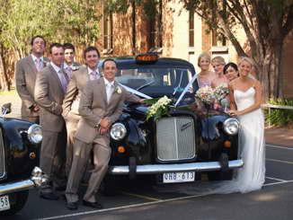 wedding cars Melbourne London taxi wedding services